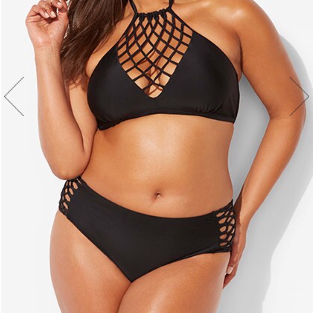 Two piece halter bikini